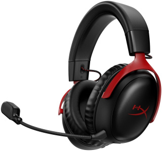 Słuchawki gamingowe bezprzewodowe HyperX Cloud III Wireless USB-C Red 77Z46AA