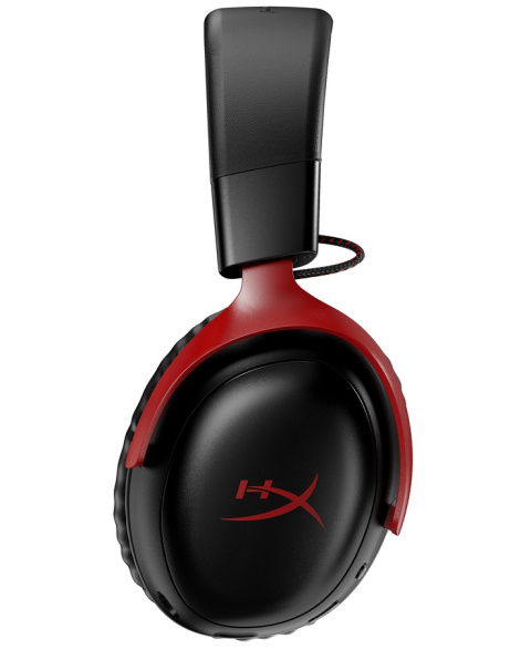 Słuchawki gamingowe bezprzewodowe HyperX Cloud III Wireless USB-C Red 77Z46AA