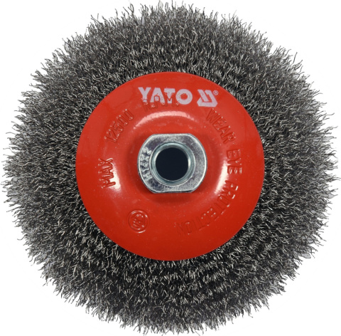 SZCZOTKA TARCZOWA 125MM M14 INOX YATO YT-47612