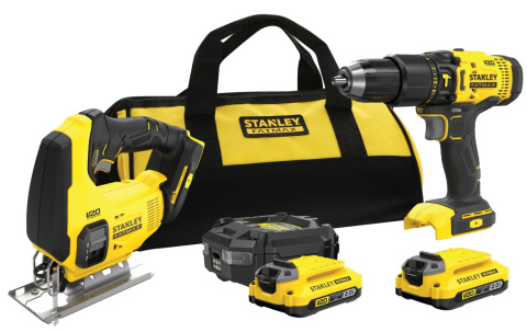 Zestaw elektronarzędzi Stanley Fatmax SFMCK212D2S-QW