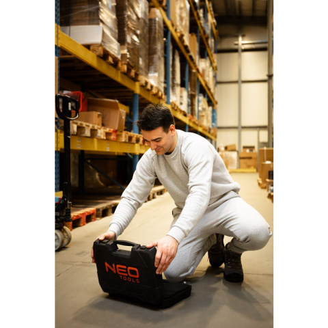 SPODNIE DRESOWE COMFORT, SZARY MELANŻ, ROZMIAR M 81-280-M NEO TOOLS