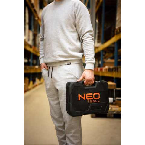 SPODNIE DRESOWE COMFORT, SZARY MELANŻ, ROZMIAR M 81-280-M NEO TOOLS