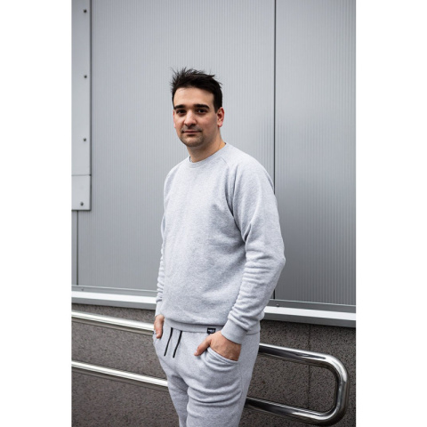 SPODNIE DRESOWE COMFORT, SZARY MELANŻ, ROZMIAR M 81-280-M NEO TOOLS