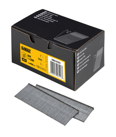 DEWALT GWOŹDZIE 20st 32x1,6mm 2500szt DNBA1632GZ