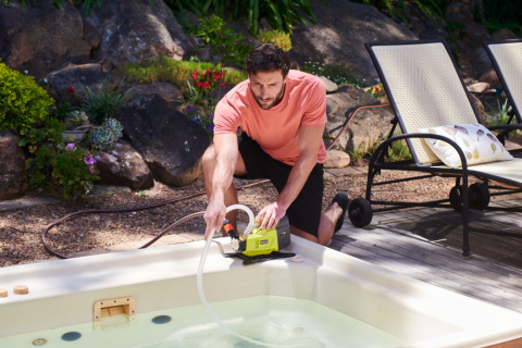 POMPA DO WODY AKUMULATOROWA BEZPRZEWODOWA RYOBI R18TP-0 ONE+ 18V