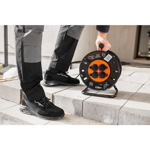 Półbuty robocze S1 SR Neo Air, stalowy podnosek, odblaskowe, rozmiar 42