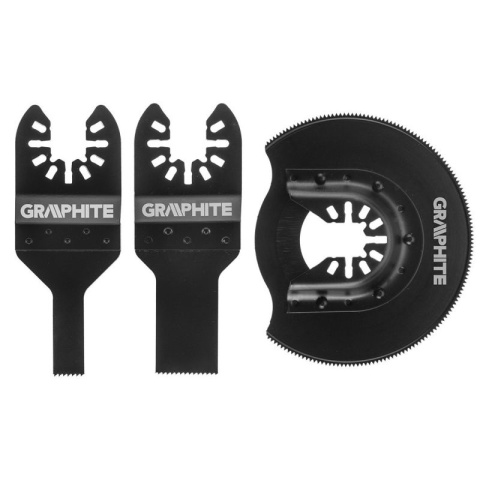 Zestaw brzeszczotów do metalu do urządzenia wielofunkcyjnego 3szt GRAPHITE