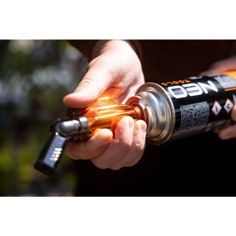 Mikropalnik gazowy z zapłonem piezo regulacja płomienia 200W 1300°C NEO TOOLS 19-907