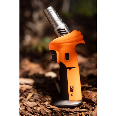 Mikropalnik gazowy z zapłonem piezo regulacja płomienia pojemność 10g 1300° NEO TOOLS 19-908