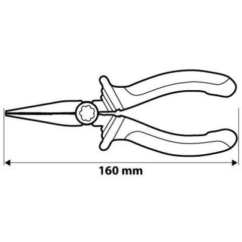 SZCZYPCE KOMBINERKI PROSTE WYDŁUŻONE PŁASKIE NARZĘDZIE PROFESJONALISTÓW 160MM NEO TOOLS 01-019