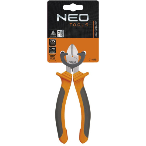 SZCZYPCE TNĄCE BOCZNE OBCINAKI 180mm NEO TOOLS 01-018