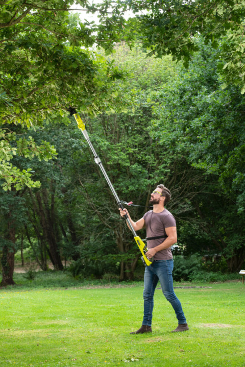 Sekator na wysięgniku Ryobi ONE+ RY18PLA-0 Akumualtorowe Do Gałęzi RY18PLA-0