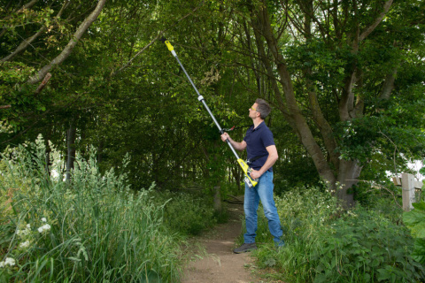 Sekator na wysięgniku Ryobi ONE+ RY18PLA-0 Akumualtorowe Do Gałęzi RY18PLA-0