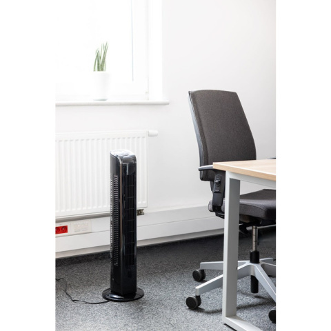 Wentylator kolumnowy mocny 50W cichy 60dB z pilotem timer NEO TOOLS 90-012