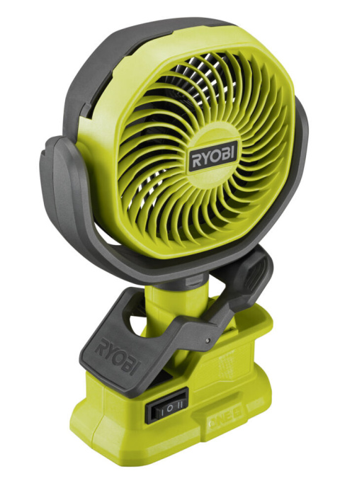 Wentylator wiatrak Zaciskowy biurkowy 10cm Akumulatorowy 18V ONE+ RCF18-0 RYOBI