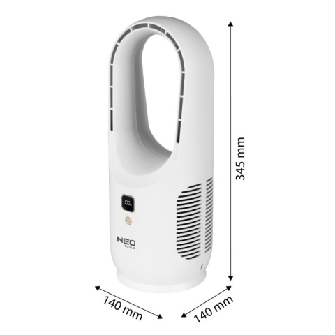 Wentylator wiatrak bezłopatkowy akumulatorowy kolumnowy mały NEO TOOLS 90-013