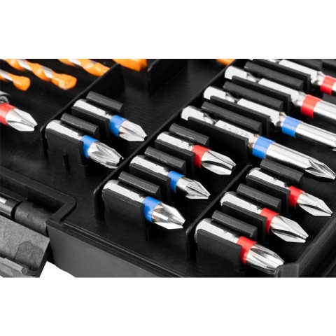 Zestaw Wierteł i Bitów, 20szt. Wiertła do Betonu Bity Ph Pz GRAPHITE 56H611