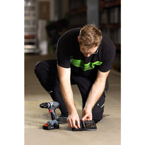 Zestaw Wierteł i Bitów nasadek 50 elementów do Drewna Betonu GRAPHITE 56H613