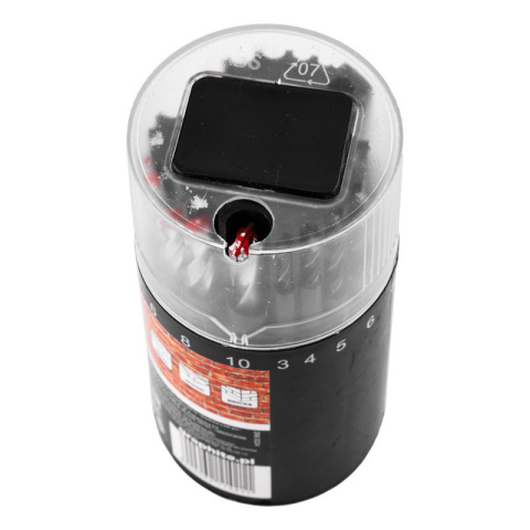 Zestaw wierteł wiertła do metalu drewna cegły 3 4 5 6 8 10mm 18szt GRAPHITE 54T430