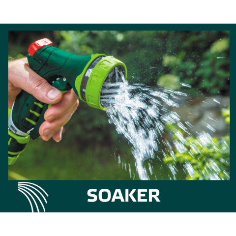 Zraszacz pistoletowy ogrodowy pistolet do zraszania 7-funkcyjny VERTO 15G707