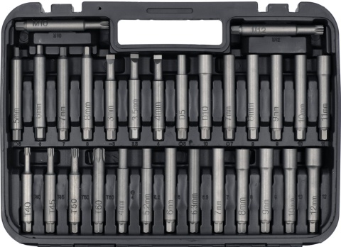 Klucze do mocowania amortyzatorów profesjonalny 50-elementowy zestaw Yato YT-06212