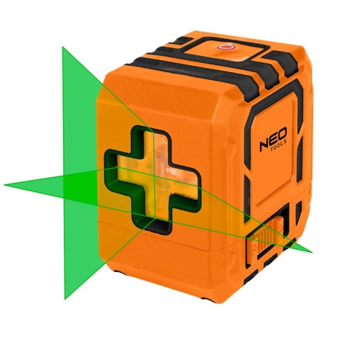 Laser Krzyżowy Samopoziomujacy 20m Etui Uchwyt Poziomica Laserowa NEO TOOLS 75-142