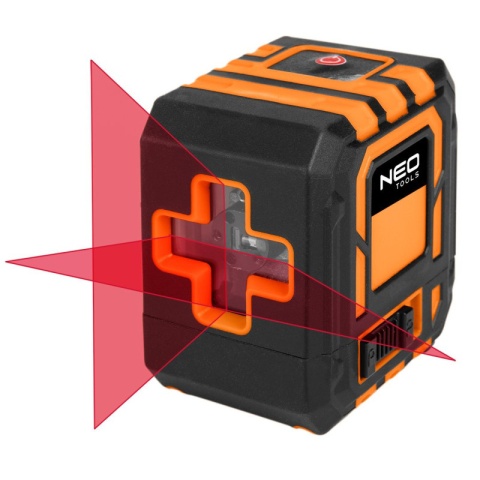 Laser Krzyżowy Samopoziomujacy 30m Etui Uchwyt Poziomica Laserowa NEO TOOLS 75-143