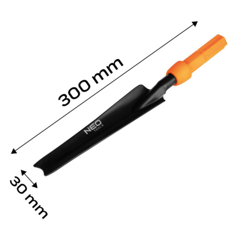 Łopatka do sadzenia wąska Click System wąska stal bez trzonka NEO TOOLS 95-072