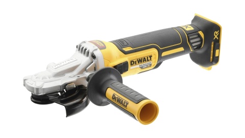 SZLIFIERKA KĄTOWA AKUMULATOROWA 18V 125 mm PŁASKA GŁOWICA DEWALT DCG405FN