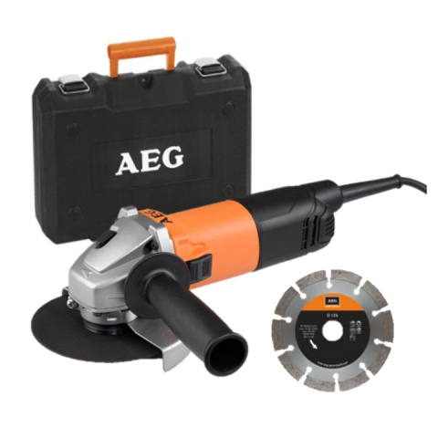 SZLIFIERKA KĄTOWA Lekka MOCNA 125mm kątówka AEG WS8-125SLK1 800W