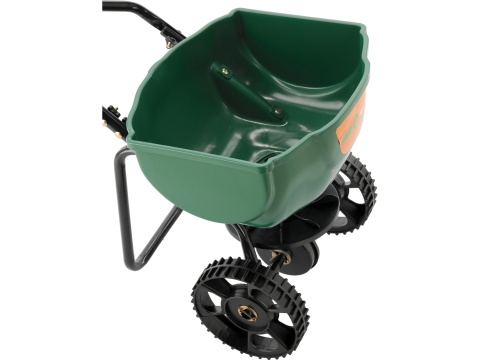 Siewnik, rozrzutnik do nawozu, piasku, nasion, rotacyjny 15 l, 15 kg