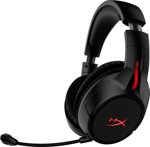 Słuchawki bezprzewodowe gamingowe nauszne HyperX Cloud Flight Wireless czarno-czerwone 4P5L4AM