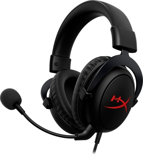 Słuchawki przewodowe gamingowe nauszne HyperX Cloud Core czarne 4P4F2AA