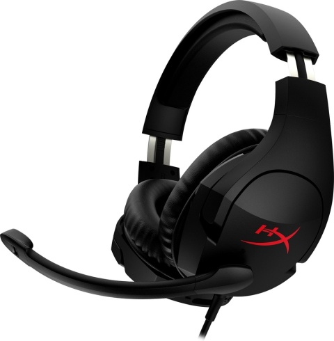 Słuchawki przewodowe gamingowe nauszne HyperX Cloud Stinger czarno-czerwone 4P5L7AM
