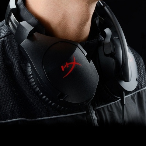 Słuchawki przewodowe gamingowe nauszne HyperX Cloud Stinger czarno-czerwone 4P5L7AM