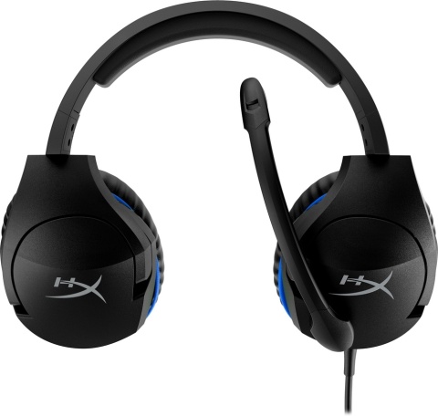 Słuchawki przewodowe gamingowe nauszne HyperX Cloud Stinger PS4/PS5 czarno-niebieskie 4P5K0AM