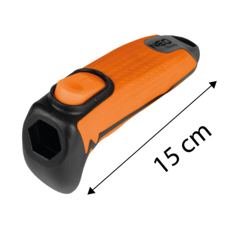 Trzonek uchwyt krótki Click System do narzędzi ogrodowych tworzywo sztuczne NEO TOOLS 95-052