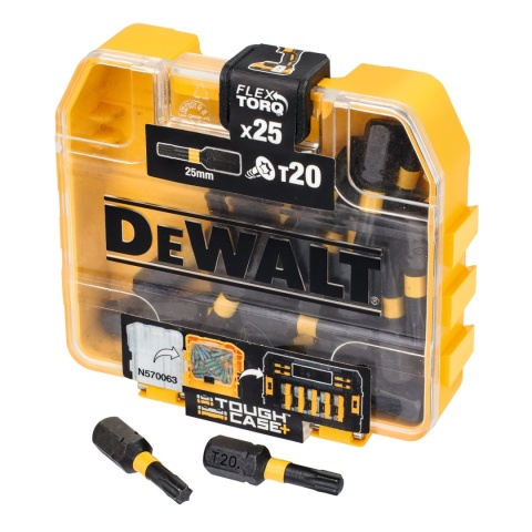 Zestaw 25 bitów udarowych Torx 20 Torsion DT70557T DeWalt