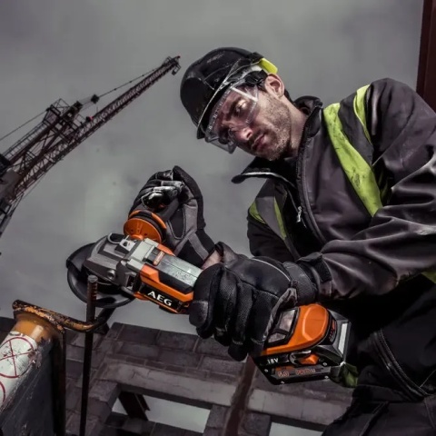 Zestaw AEG Wiertarko-Wkrętarka Udarowa, Szlifierka Kątowa i Młotowiertarka