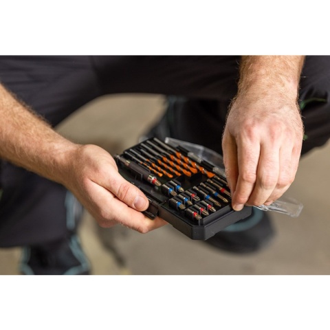 Zestaw Wierteł i Bitów, 20szt. Wiertła do Betonu Bity Ph Pz GRAPHITE 56H611