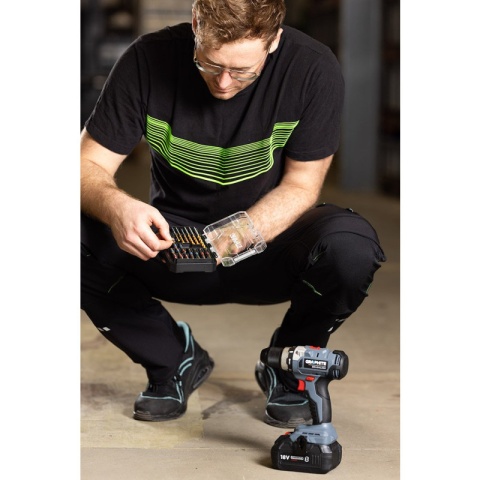 Zestaw Wierteł i Bitów, 20szt. Wiertła do Betonu Bity Ph Pz GRAPHITE 56H611