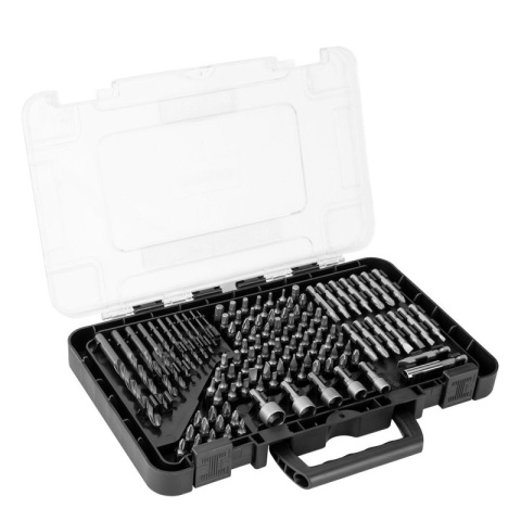 Zestaw wierteł i bitów nasadek do metalu 120 elementów do wkrętarki GRAPHITE 56H623
