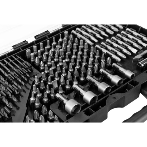 Zestaw wierteł i bitów nasadek do metalu 120 elementów do wkrętarki GRAPHITE 56H623