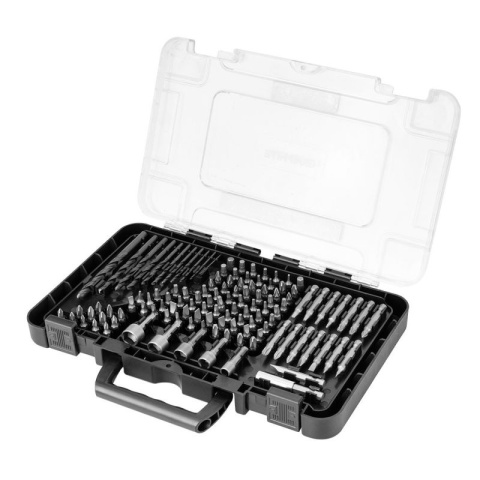 Zestaw wierteł i bitów nasadek do metalu 120 elementów do wkrętarki GRAPHITE 56H623