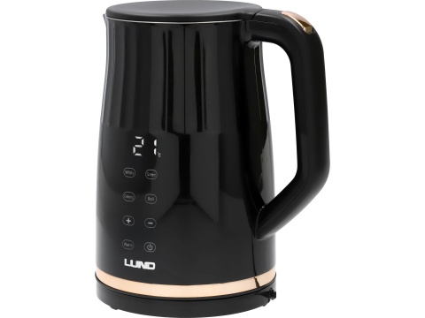 Czajnik el. 1,7l, regulacja temperatury, czarny 68218