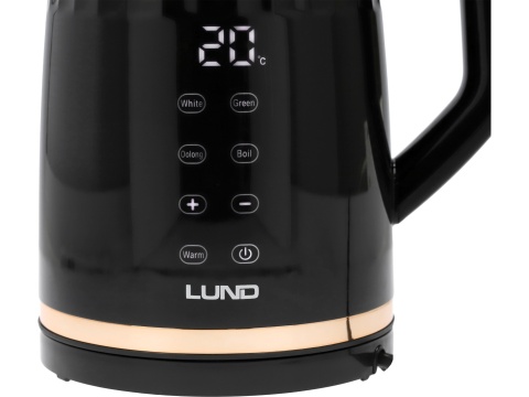 Czajnik el. 1,7l, regulacja temperatury, czarny 68218