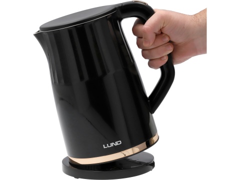 Czajnik el. 1,7l, regulacja temperatury, czarny 68218