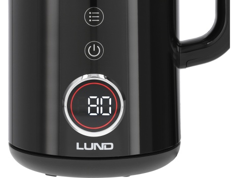 Czajnik elektryczny 1,7l, regulacja temp. Czarny 68219