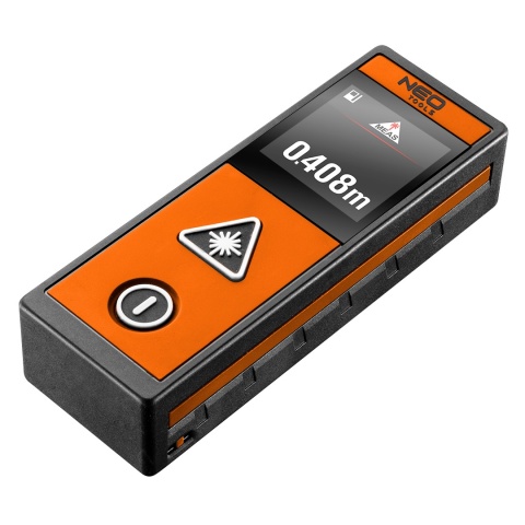 Dalmierz laserowy, zasięg 40 m, ekran dotykowy 75-203