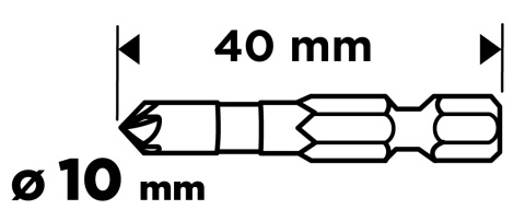 Fazownik hex, 10 mm 54T419